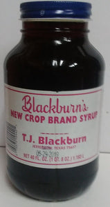 Blackburn-Made new crop Syrup One Quart Eight Ounce Glass Container