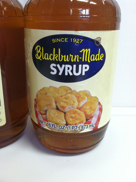 Blackburn-Made Syrup Two Pint Glass Containers