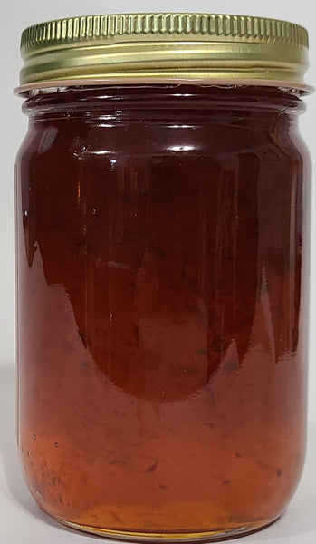 Crawfish Pepper Jelly 16 oz Net Wt Size by Odom Jelly & Jam Farm