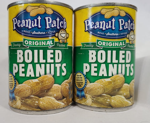 Peanut Patch Regular Green Boiled Peanuts and 2-13.5 Fl oz. Cans