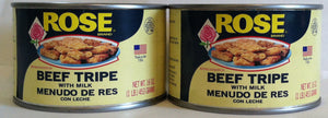 Rose Beef Tripe with Milk in a 1 Lb. Can., 2 (One Lb Cans)