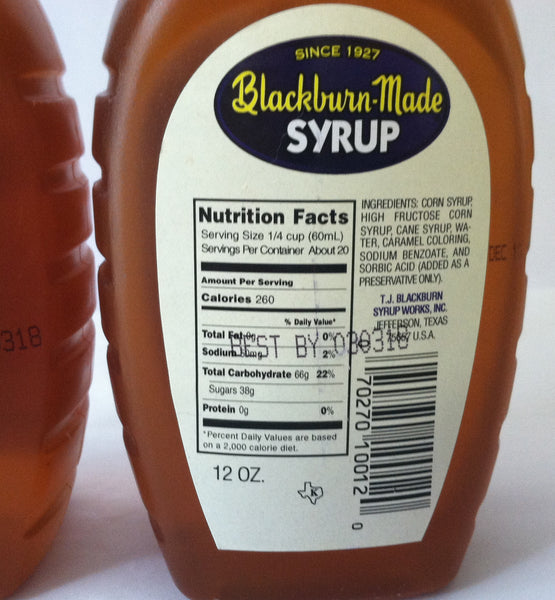 Blackburn-Made Syrup two-12 oz