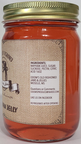 Swamp May-Haw Jelly 16 oz Net Wt Size by Odom's Jelly & Jams