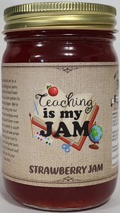Teaching Jam in Glass Jar 16 oz net wt (Strawberry)